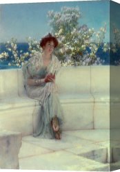 World S Largest Fully Steerable Radio Telescope And Barn Canvas Prints - The Year's at the Spring - All's Right with the World by Sir Lawrence Alma-Tadema