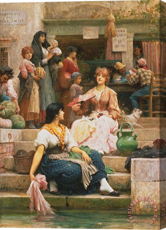Sir Samuel Luke Fildes Venetians Stretched Canvas Print / Canvas Art
