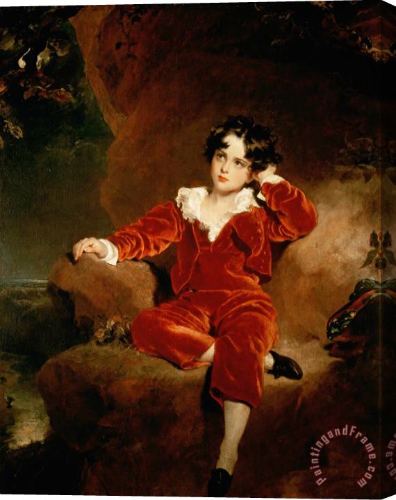 Sir Thomas Lawrence Master Charles William Lambton Stretched Canvas Painting / Canvas Art