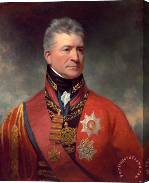 Sir William Beechey Lieutenant General Sir Thomas Picton, 1815 Stretched Canvas Print / Canvas Art