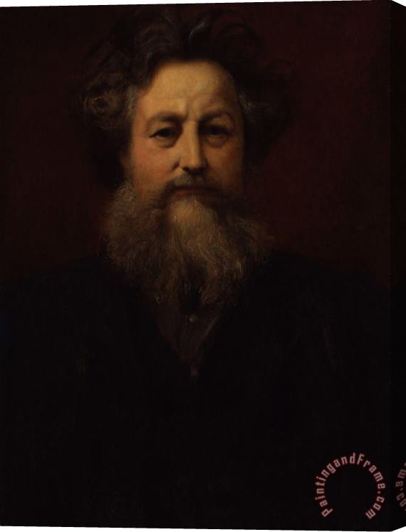 Sir William Blake Richmond William Morris Stretched Canvas Print / Canvas Art