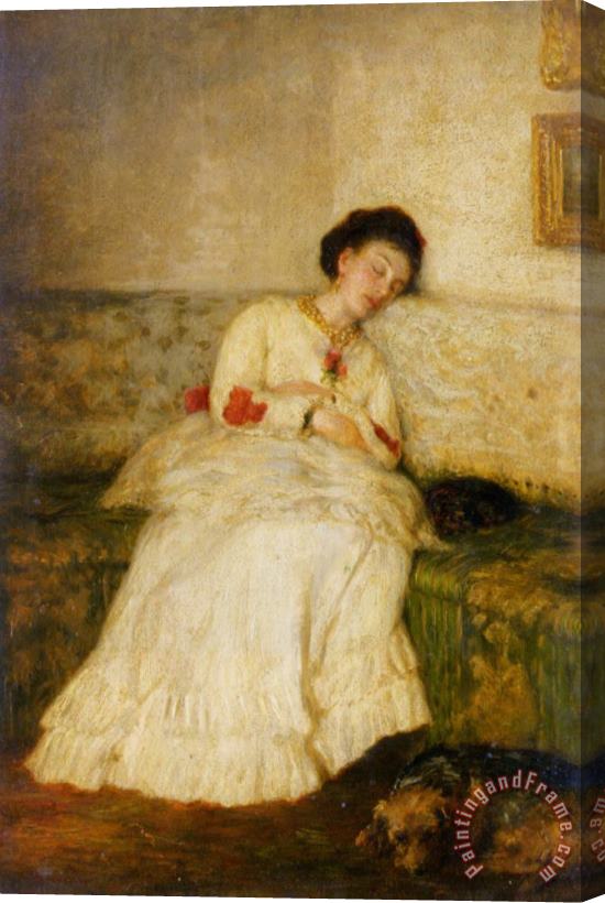 Sir William Quiller Orchardson Asleep Stretched Canvas Print / Canvas Art