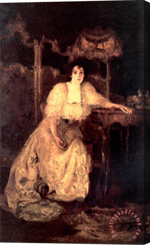 Solomon Joseph Solomon Portrait of a Lady Stretched Canvas Print / Canvas Art