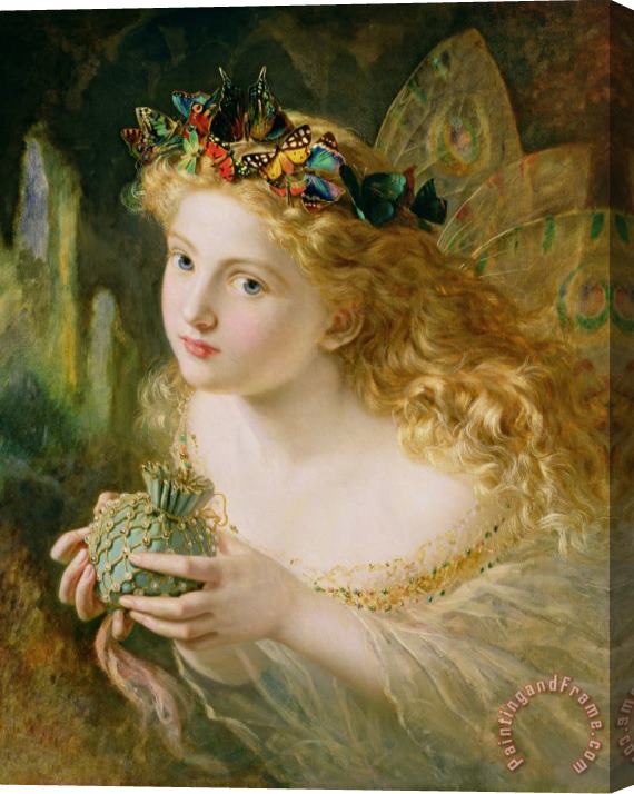 Sophie Anderson Take The Fair Face Of Woman Stretched Canvas Print / Canvas Art