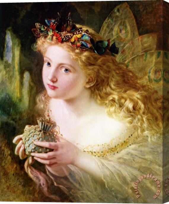 Sophie Gengembre Anderson Take The Fair Face of Woman Stretched Canvas Painting / Canvas Art