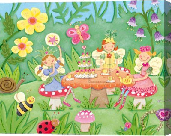 Sophie Harding Fairy Fun Stretched Canvas Print / Canvas Art