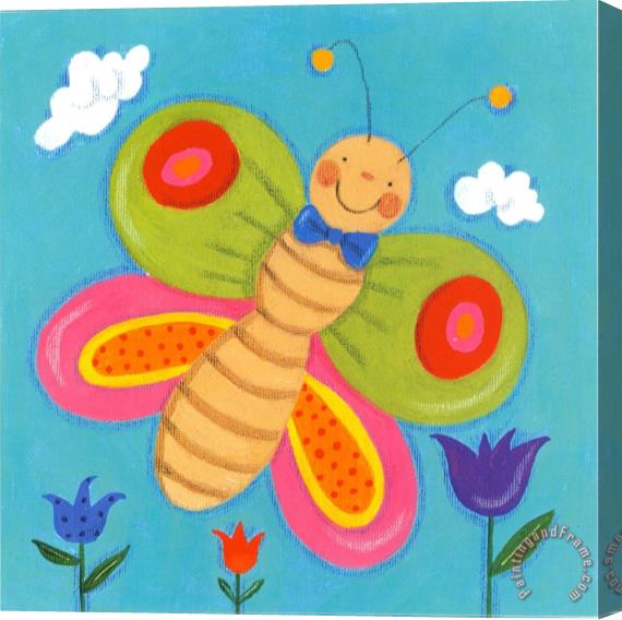 Sophie Harding Mini Bugs III Stretched Canvas Painting / Canvas Art