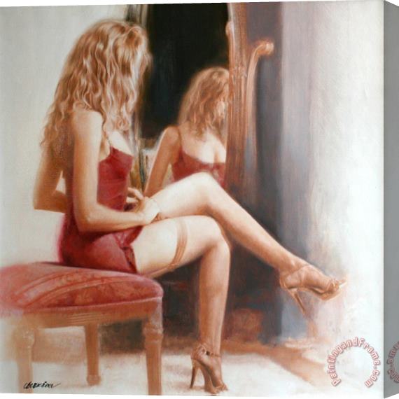 Talantbek Chekirov The Mirror Stretched Canvas Painting / Canvas Art