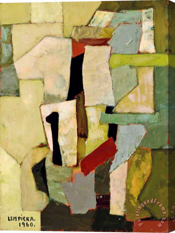 tamara de lempicka Composition Abstraite, 1960 Stretched Canvas Painting / Canvas Art