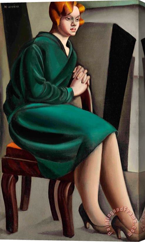 tamara de lempicka Femme Assise, 1925 Stretched Canvas Painting / Canvas Art