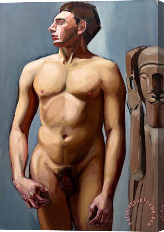 tamara de lempicka Nu Masculin, 1924 Stretched Canvas Painting / Canvas Art