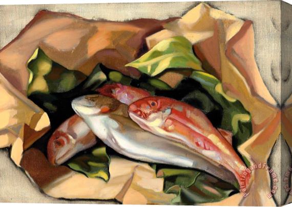 tamara de lempicka Poissons, 1958 Stretched Canvas Painting / Canvas Art