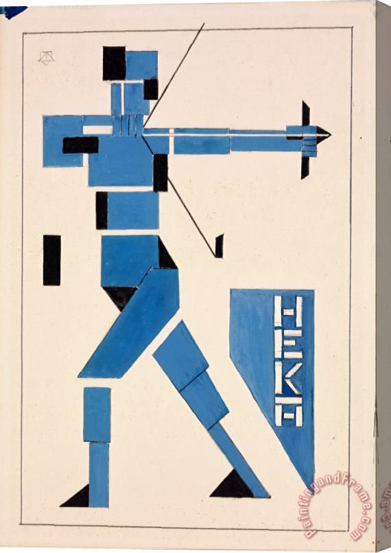 Theo van Doesburg Archer Stretched Canvas Print / Canvas Art