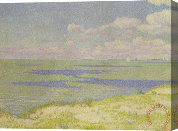 Theo van Rysselberghe View of the River Scheldt Stretched Canvas Print / Canvas Art