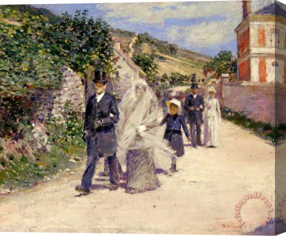 Theodore Robinson The Wedding March Stretched Canvas Print / Canvas Art