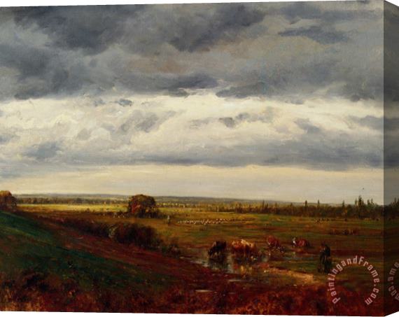 Theodore Rousseau Normandy Landscape Stretched Canvas Print / Canvas Art