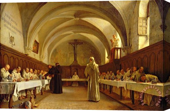 Theophile Gide The Refectory Stretched Canvas Print / Canvas Art