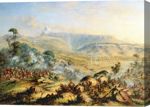Thomas Baines Great Peak of the Amatola-British-Kaffraria Stretched Canvas Print / Canvas Art