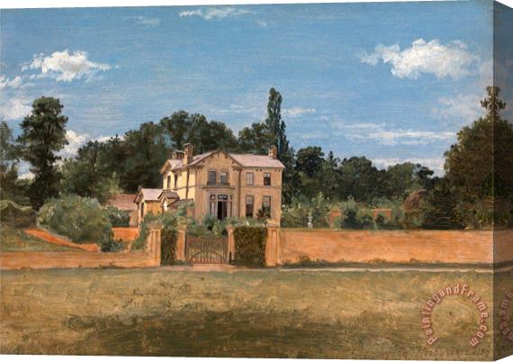 Thomas Churchyard House in Woodbridge, Suffolk Stretched Canvas Print / Canvas Art