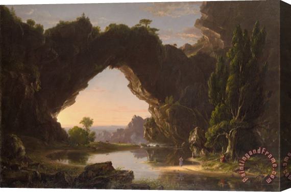 Thomas Cole Evening in Arcady, 1843 Stretched Canvas Painting / Canvas Art