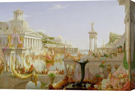 Thomas Cole The Course of Empire - The Consummation of the Empire Stretched Canvas Painting / Canvas Art