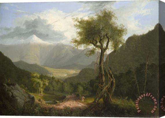 Thomas Cole View in The White Mountains Stretched Canvas Painting / Canvas Art