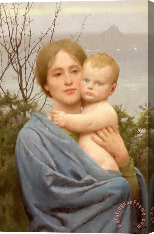 Thomas Cooper Gotch Madonna of the Mount Stretched Canvas Painting / Canvas Art