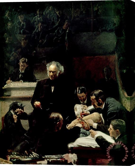 Thomas Cowperthwait Eakins The Gross Clinic Stretched Canvas Print / Canvas Art