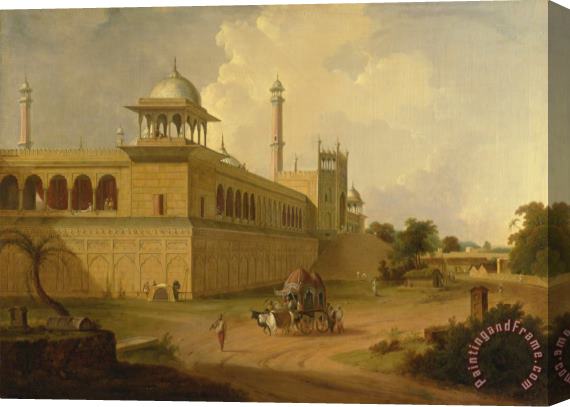 Thomas Daniell Jami Masjid, Delhi Stretched Canvas Painting / Canvas Art