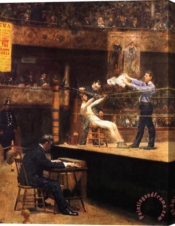 Thomas Eakins In The Midtime Stretched Canvas Print / Canvas Art