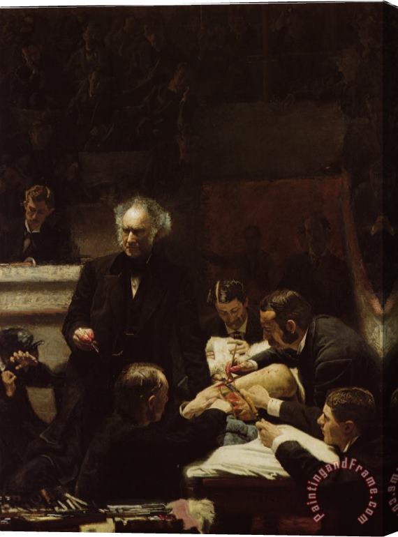 Thomas Eakins The Gross Clinic Stretched Canvas Print / Canvas Art