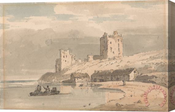 Thomas Girtin Ruins on The Coast Stretched Canvas Print / Canvas Art