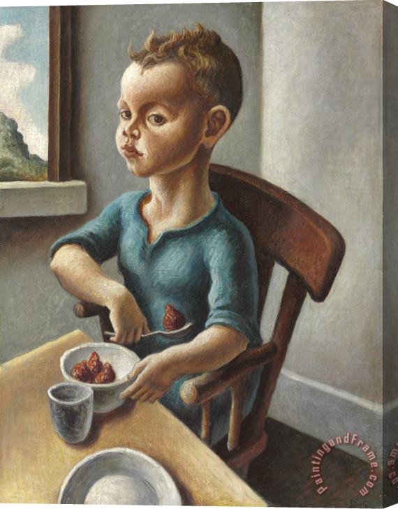 Thomas Hart Benton T.p. Three Years Old, 1929 Stretched Canvas Painting / Canvas Art