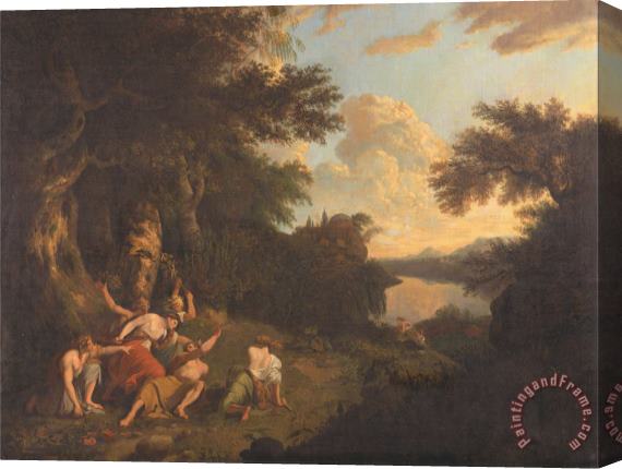 Thomas Jones The Death of Orpheus Stretched Canvas Painting / Canvas Art