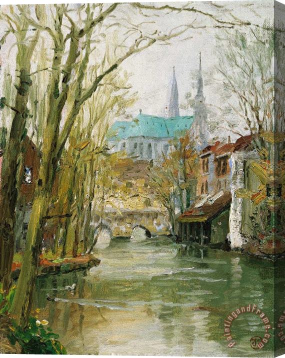 Thomas Kinkade Chartres Stretched Canvas Painting / Canvas Art