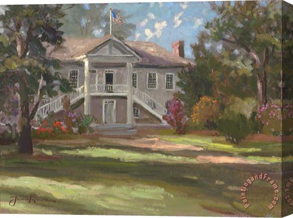 Thomas Kinkade Colton Hall, Monterey Stretched Canvas Painting / Canvas Art