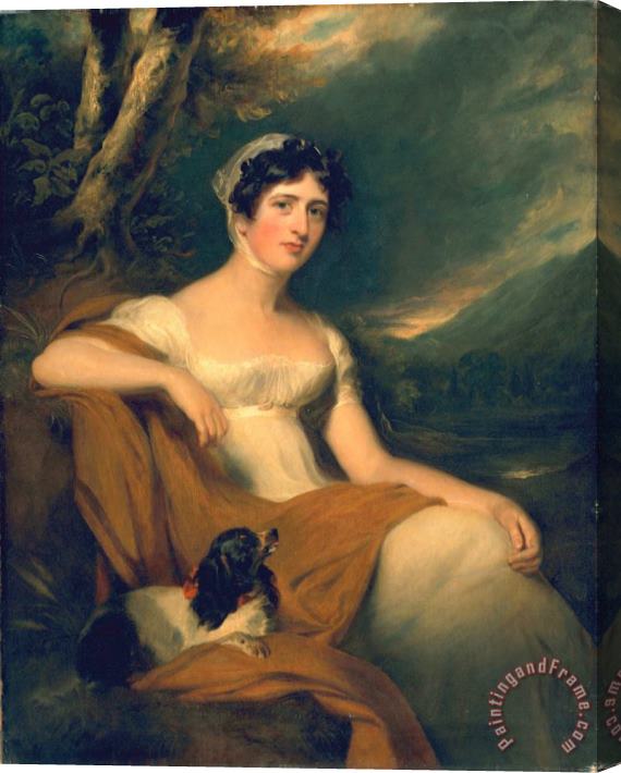 Thomas Lawrence Honorable Emma Cunliffe later Emma Cunliffe-Offley Stretched Canvas Painting / Canvas Art