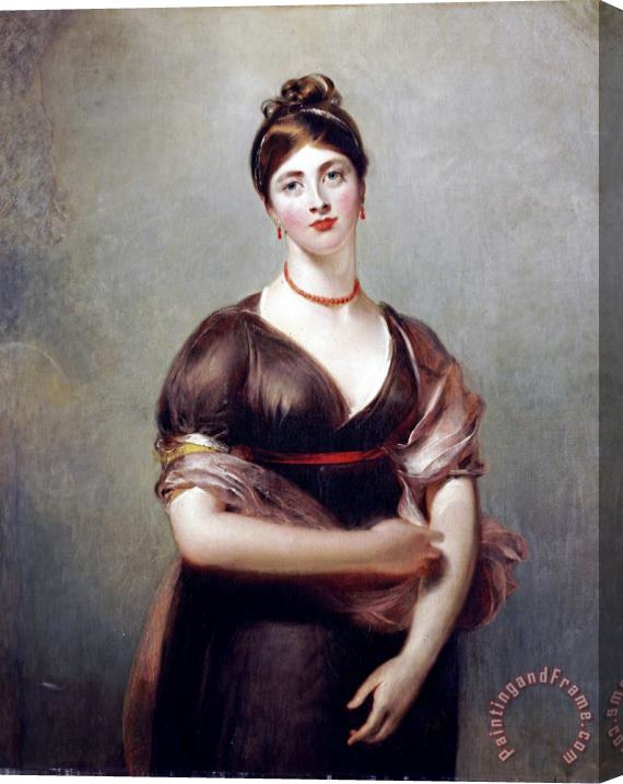 Thomas Lawrence Portrait of Elizabeth Jennings Stretched Canvas Painting / Canvas Art