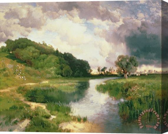 Thomas Moran Approaching Storm Stretched Canvas Painting / Canvas Art