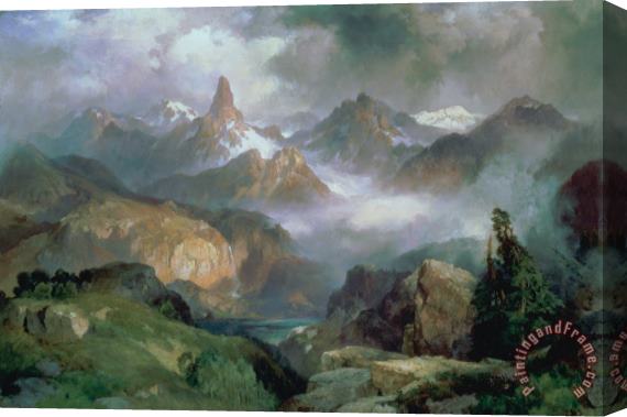 Thomas Moran Index Peak Stretched Canvas Print / Canvas Art