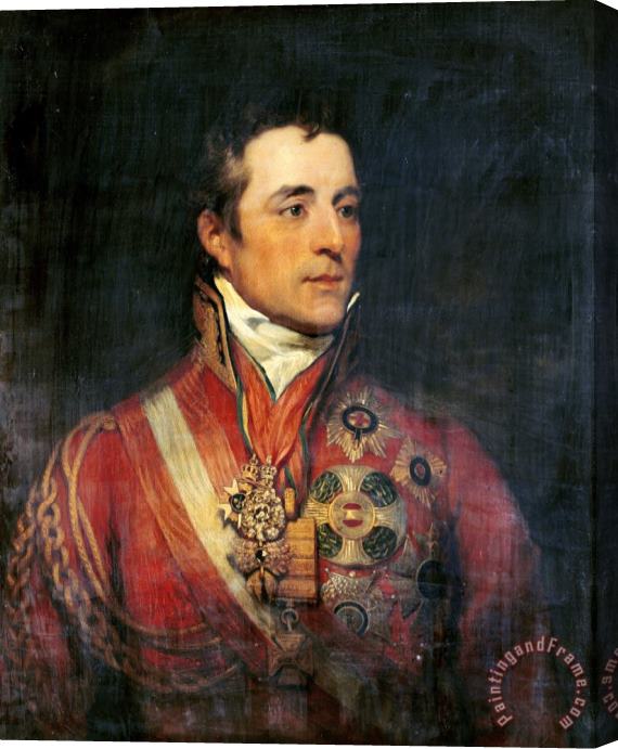 Thomas Phillips The Duke of Wellington Stretched Canvas Print / Canvas Art
