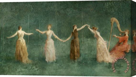 Thomas Wilmer Dewing Summer Stretched Canvas Painting / Canvas Art