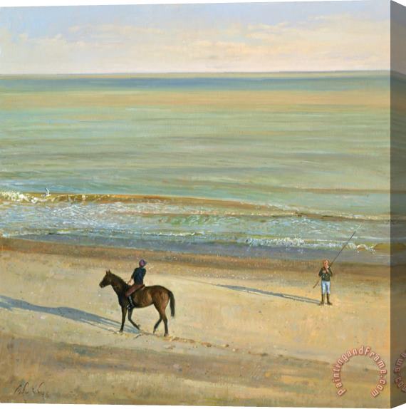 Timothy Easton Beach Dialogue Dunwich Stretched Canvas Painting / Canvas Art