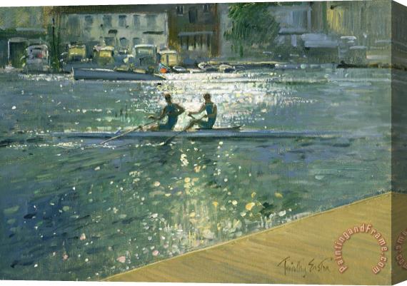 Timothy Easton Crossing the Light Break - Henley Stretched Canvas Painting / Canvas Art