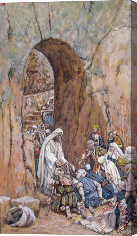 Tissot He did no Miracles Save that He Healed Them Stretched Canvas Painting / Canvas Art