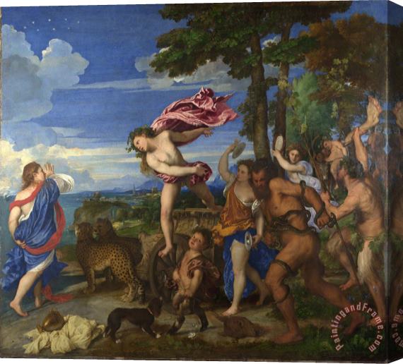 Titian Bacchus And Ariadne Stretched Canvas Print / Canvas Art
