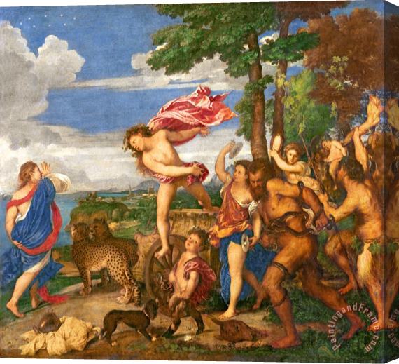Titian Bacchus and Ariadne Stretched Canvas Print / Canvas Art