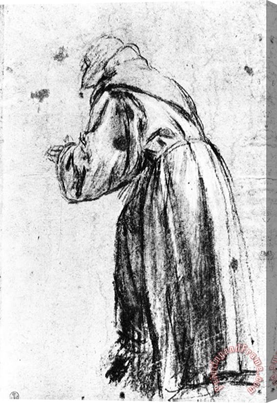 Titian Saint Bernadine Stretched Canvas Print / Canvas Art