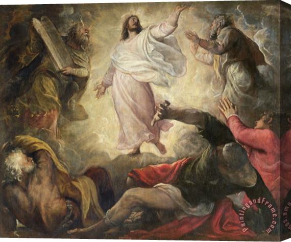 Ready to Hang! Jesus Christ by Titian Wall Art Picture on Stretched Canvas 
