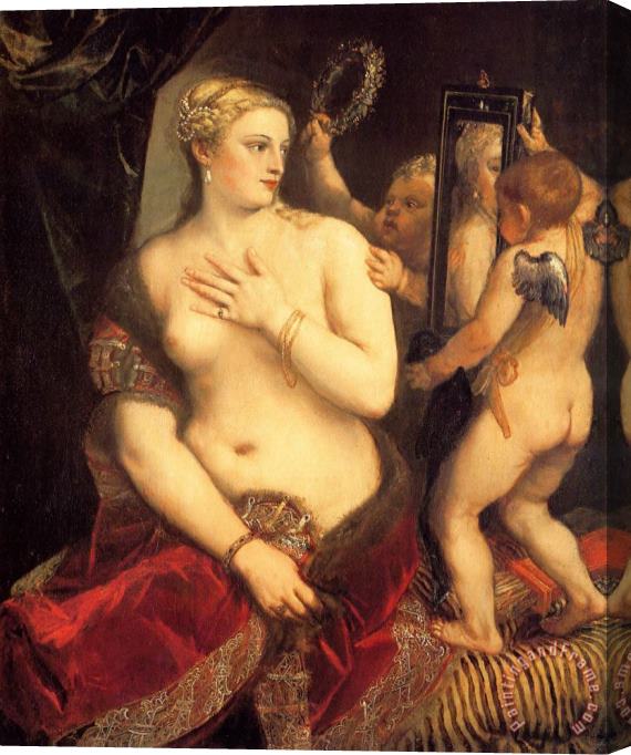 Titian Venus in Front of The Mirror Stretched Canvas Print / Canvas Art